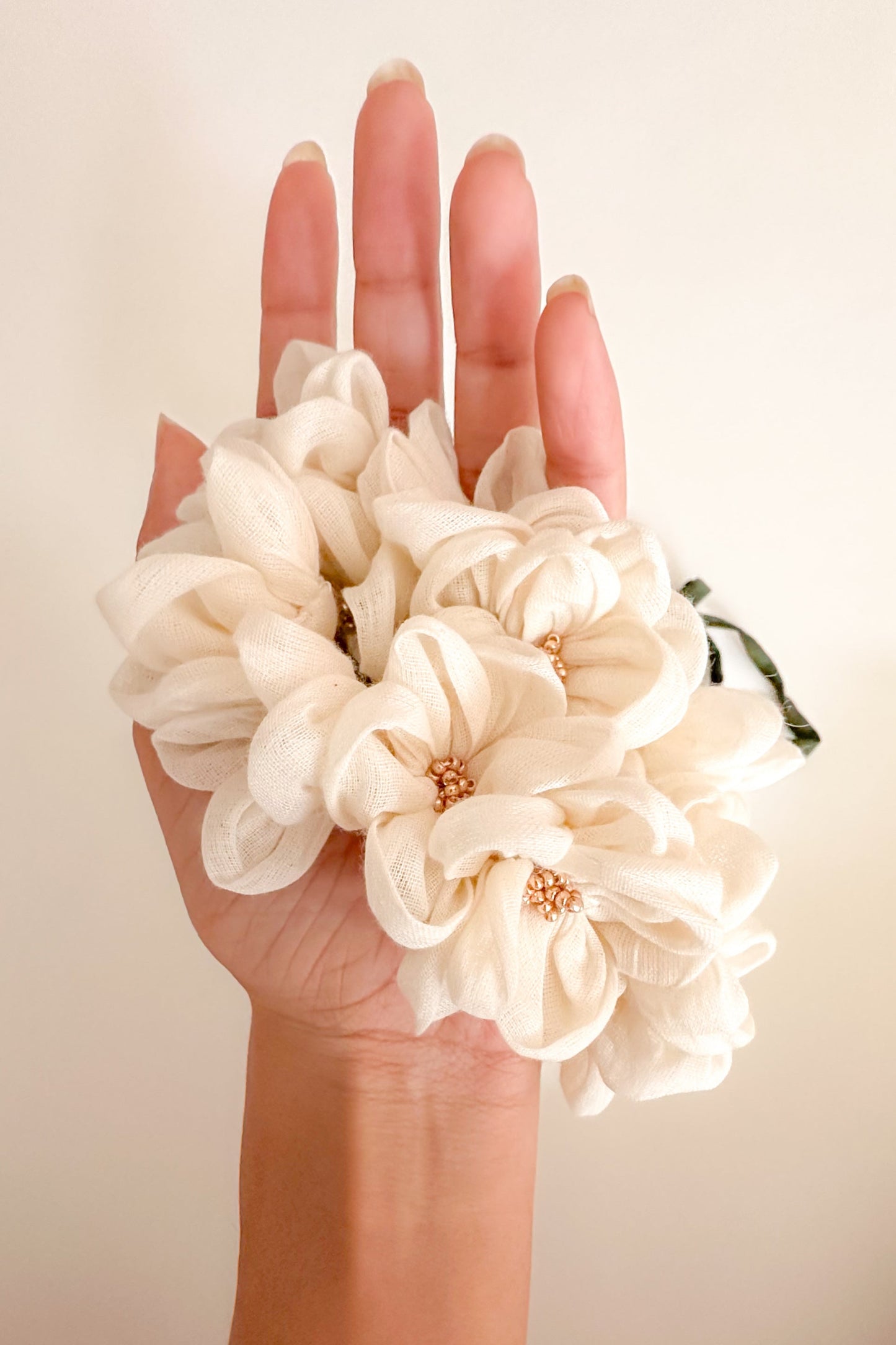 hair wreath, floral accessories, gajra, flower hair tie