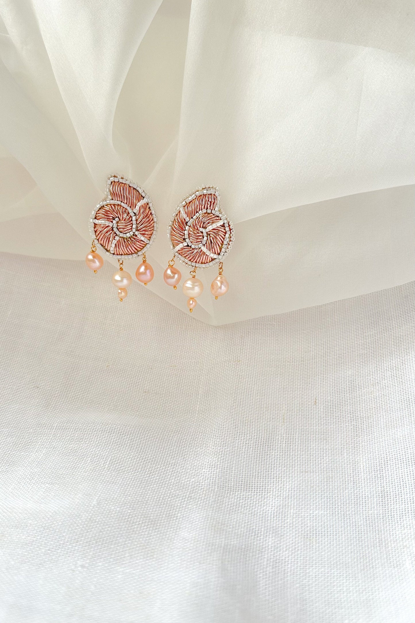 Gold Shell Earring