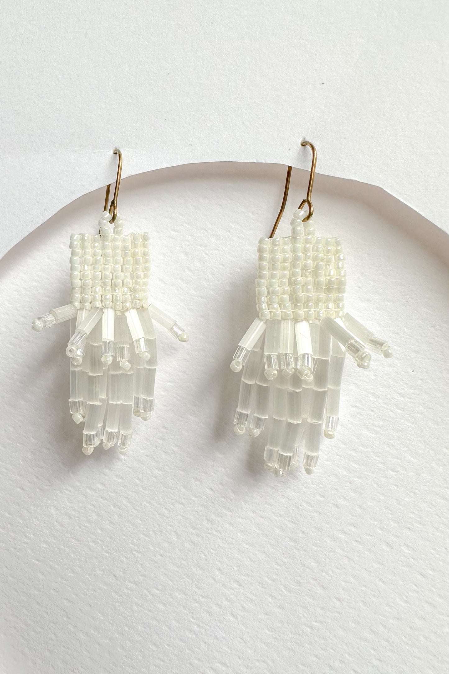Ivory Fringe earring