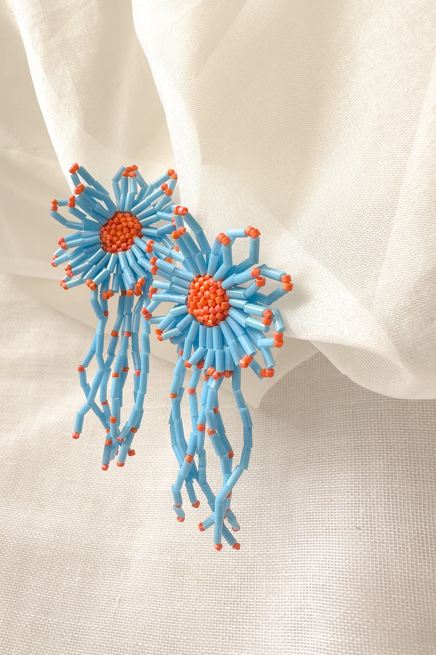 Bloom Earring-Blue