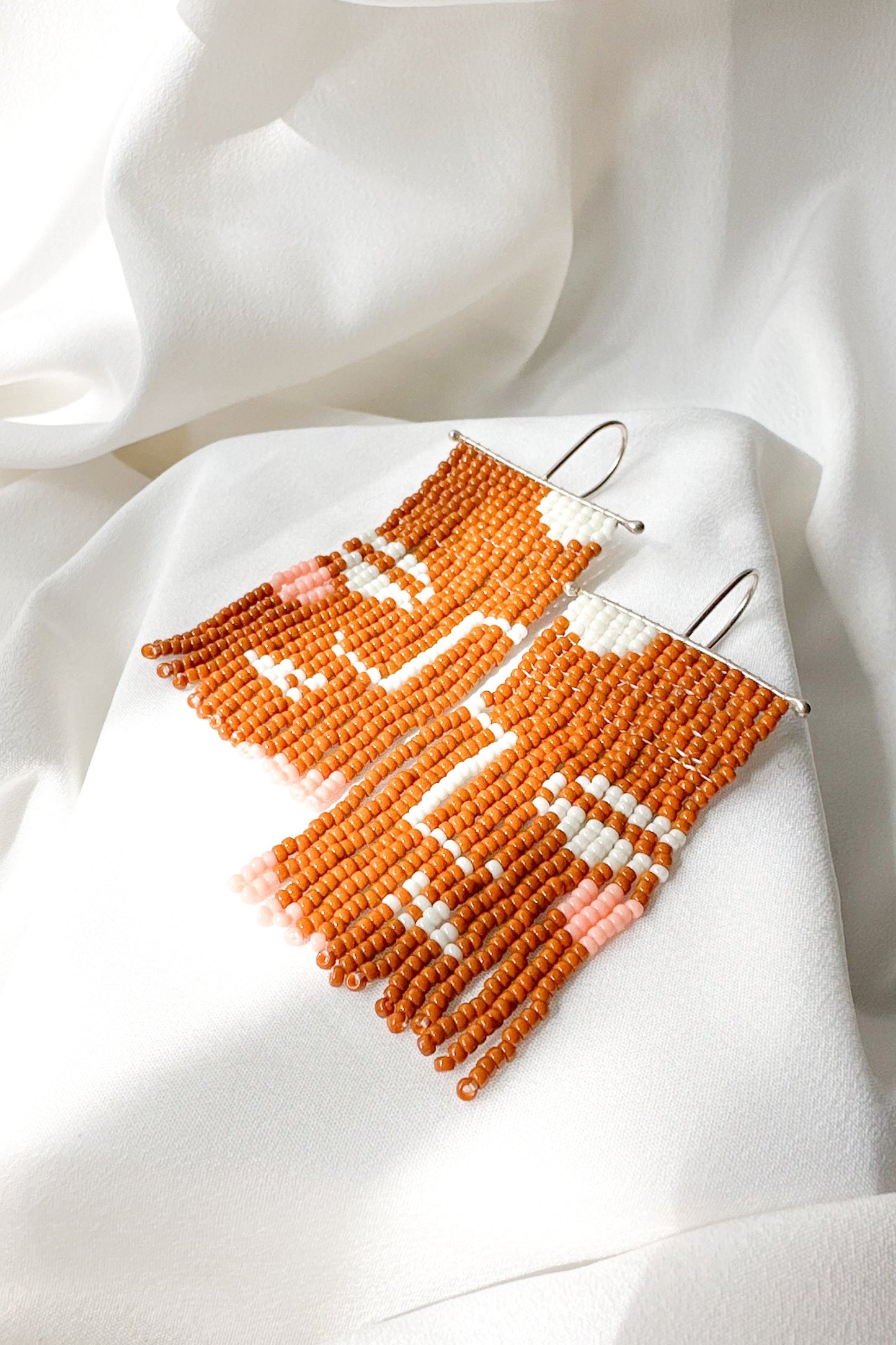 Two Face Fringe Earring 001