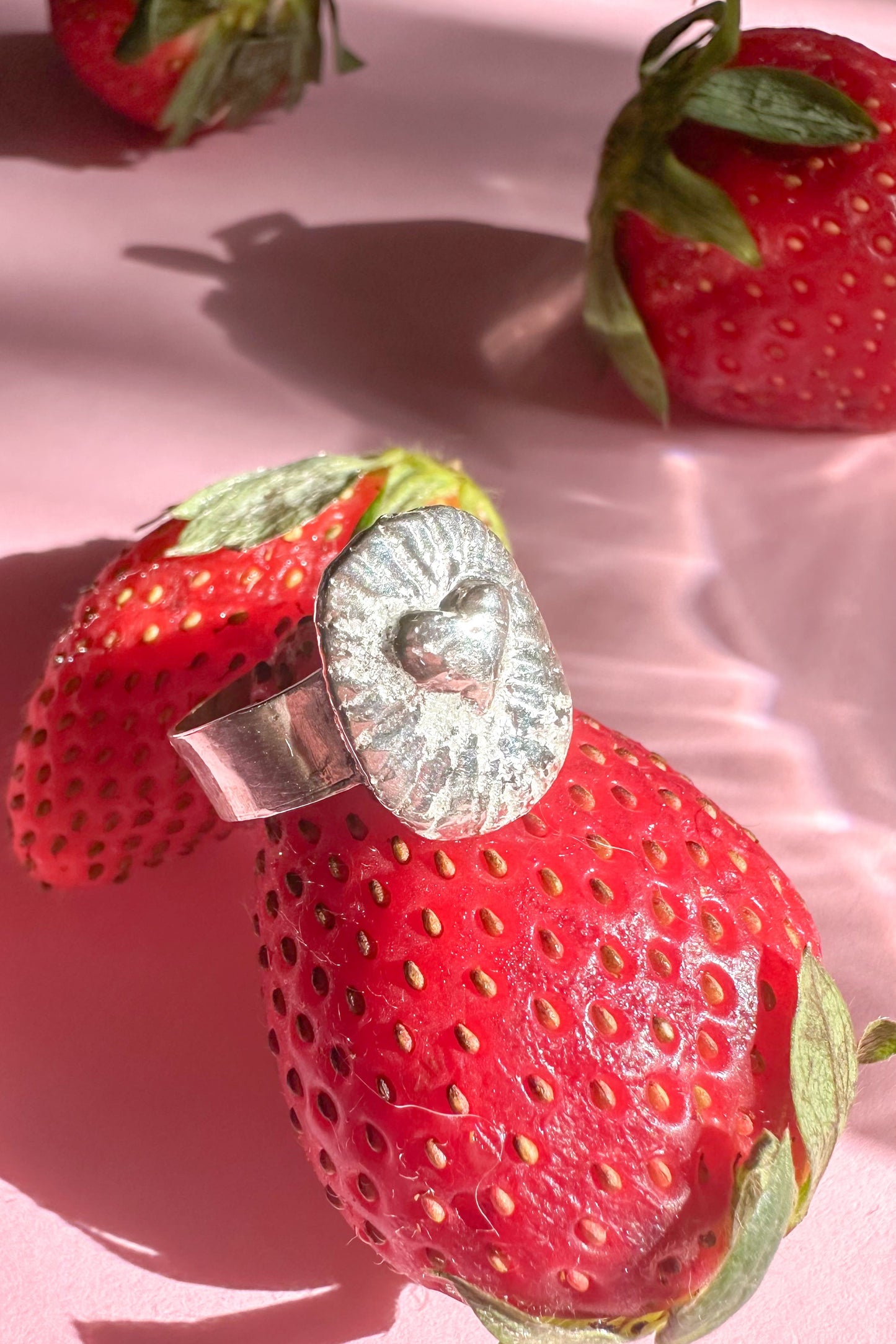Radiating Heart Ring