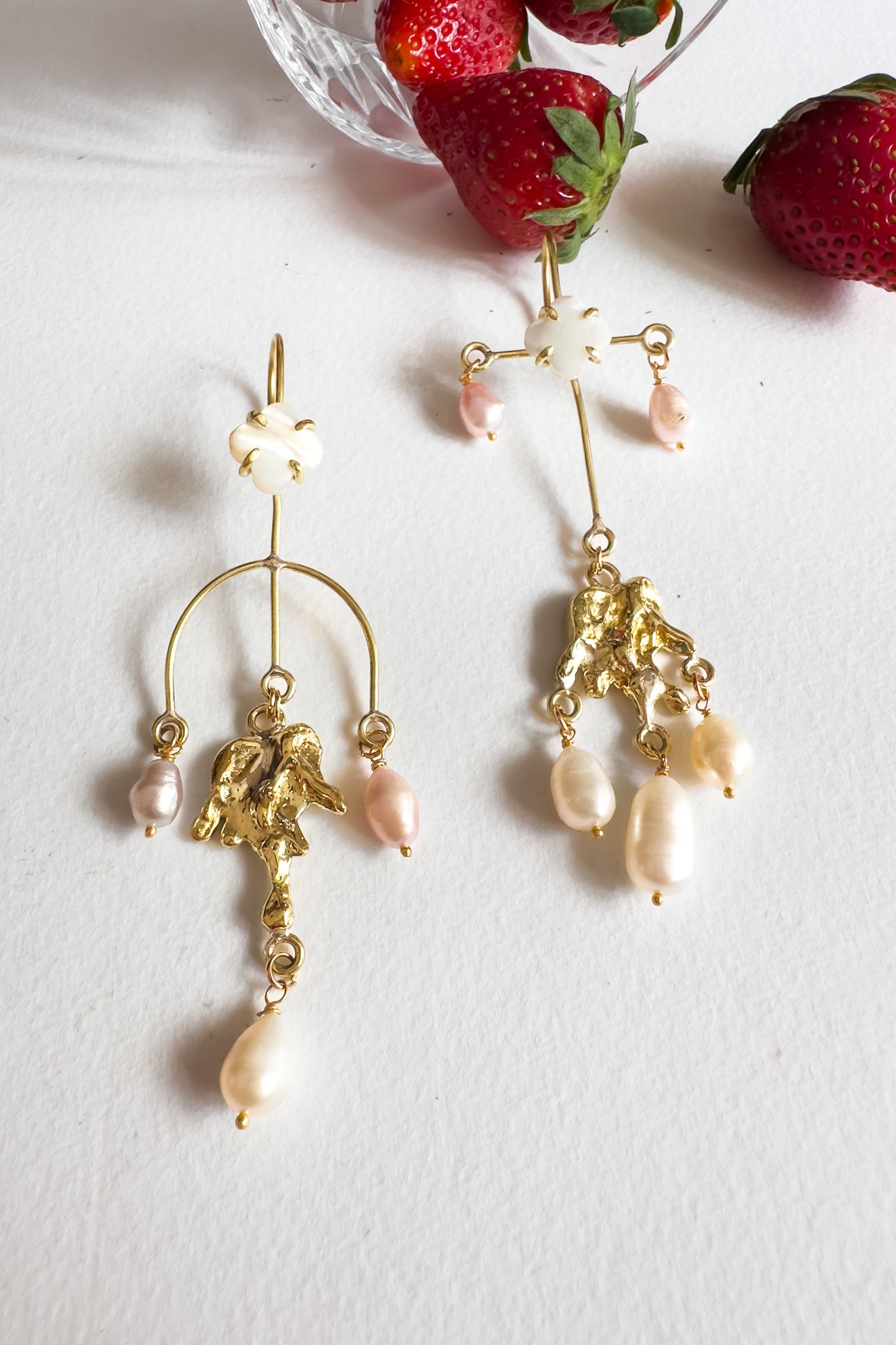 Molten Heart Balance Earring