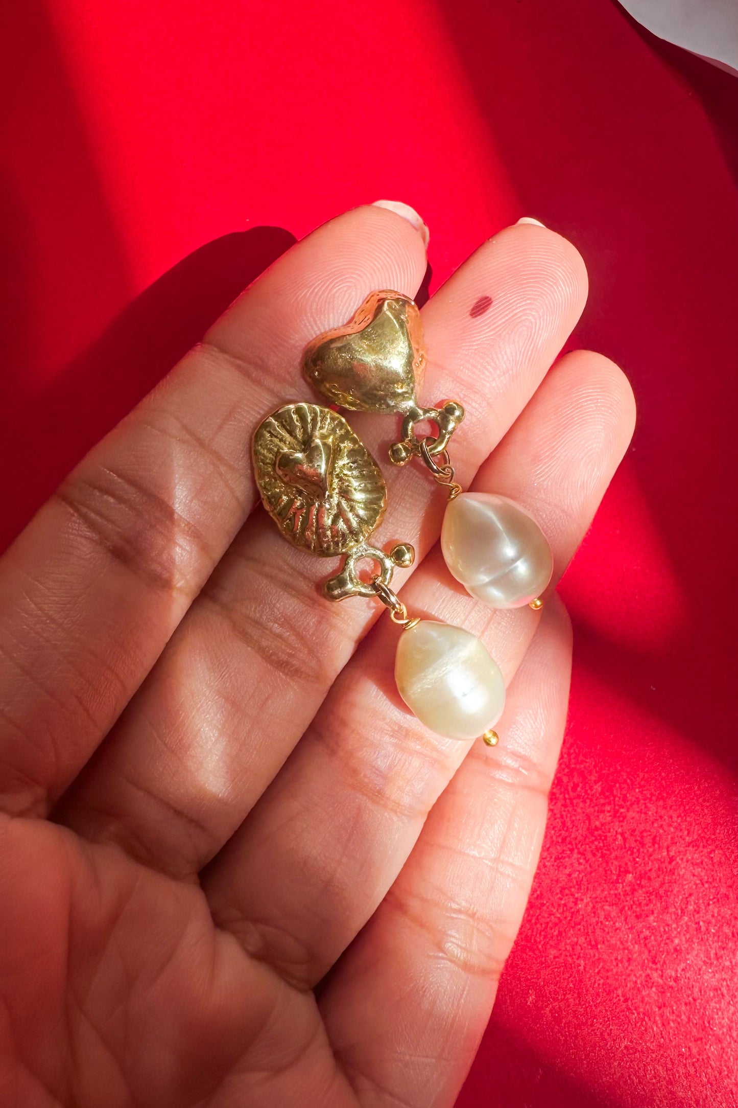 Heart Pearl Drop
