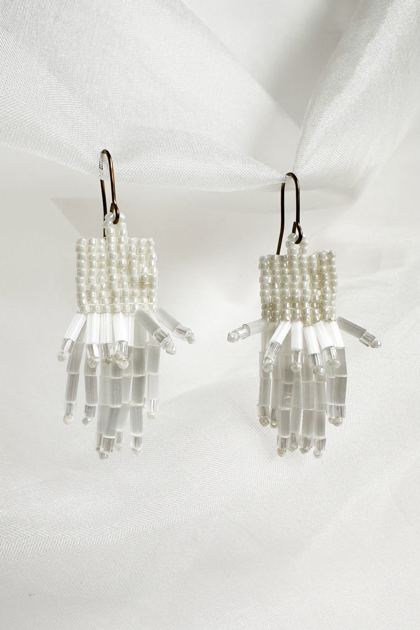 Ivory Fringe earring