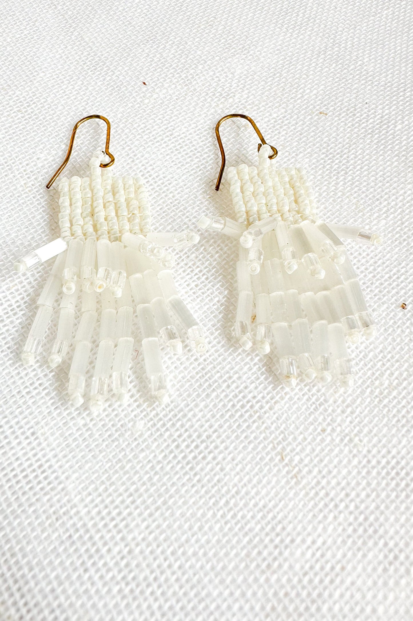 Ivory Fringe earring
