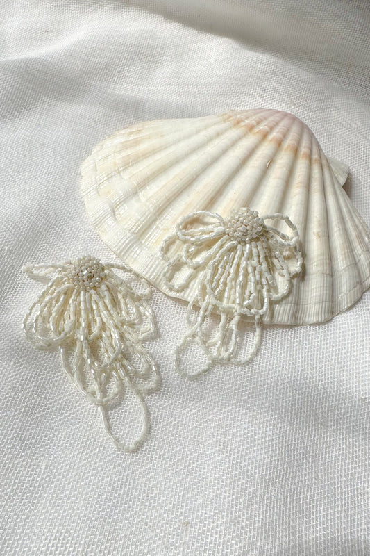 Starlet Fringe Earrings- Ivory