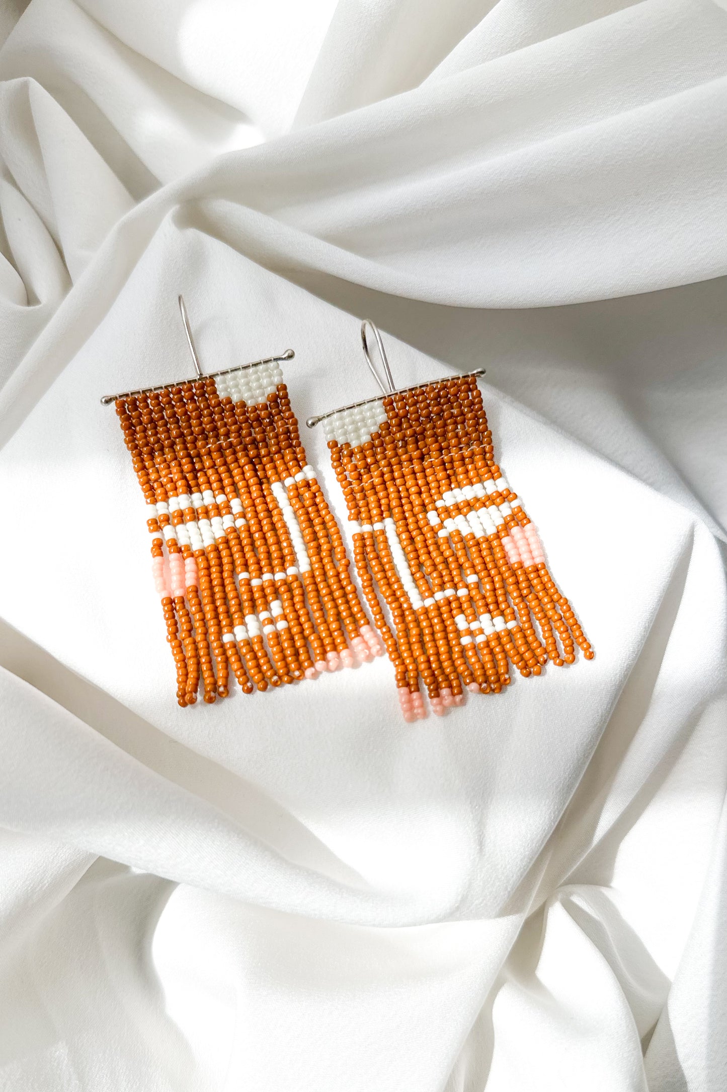 Two Face Fringe Earring 001